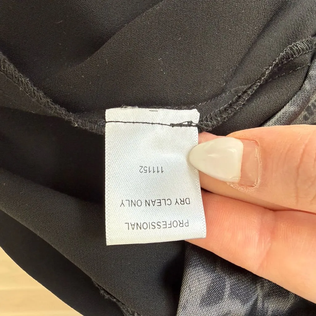 Alberto Makali Sheer Black Button-Down Blouse with Abstract Lace Print - Image 10