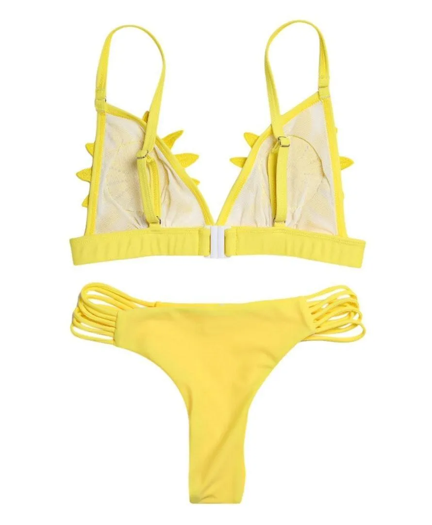 Boutique Yellow Sunflowers Bikini️ Set 2020 - Image 2