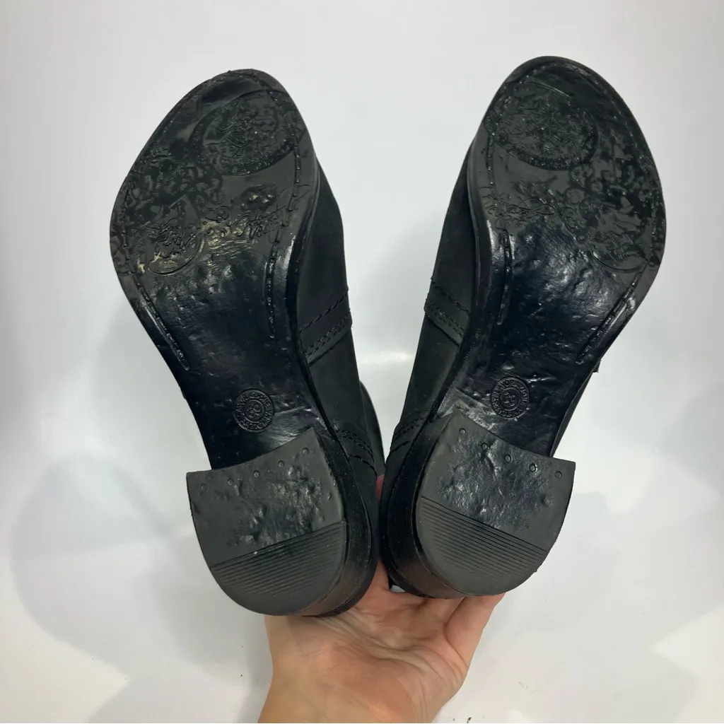 Steve Madden Travis faux leather boots black women’s size 9 punk gothic casual‎ - Image 6