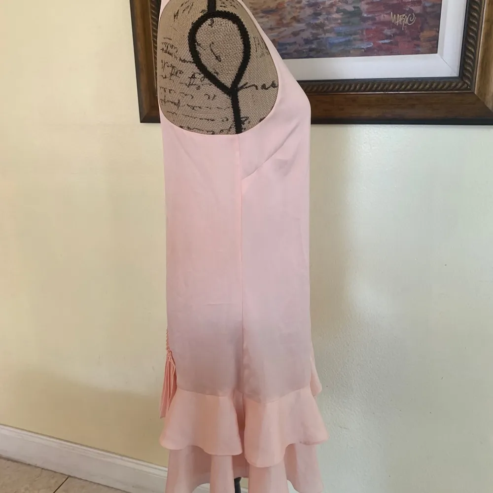 Banana Republic Pleated Ruffle Dress - Image 5