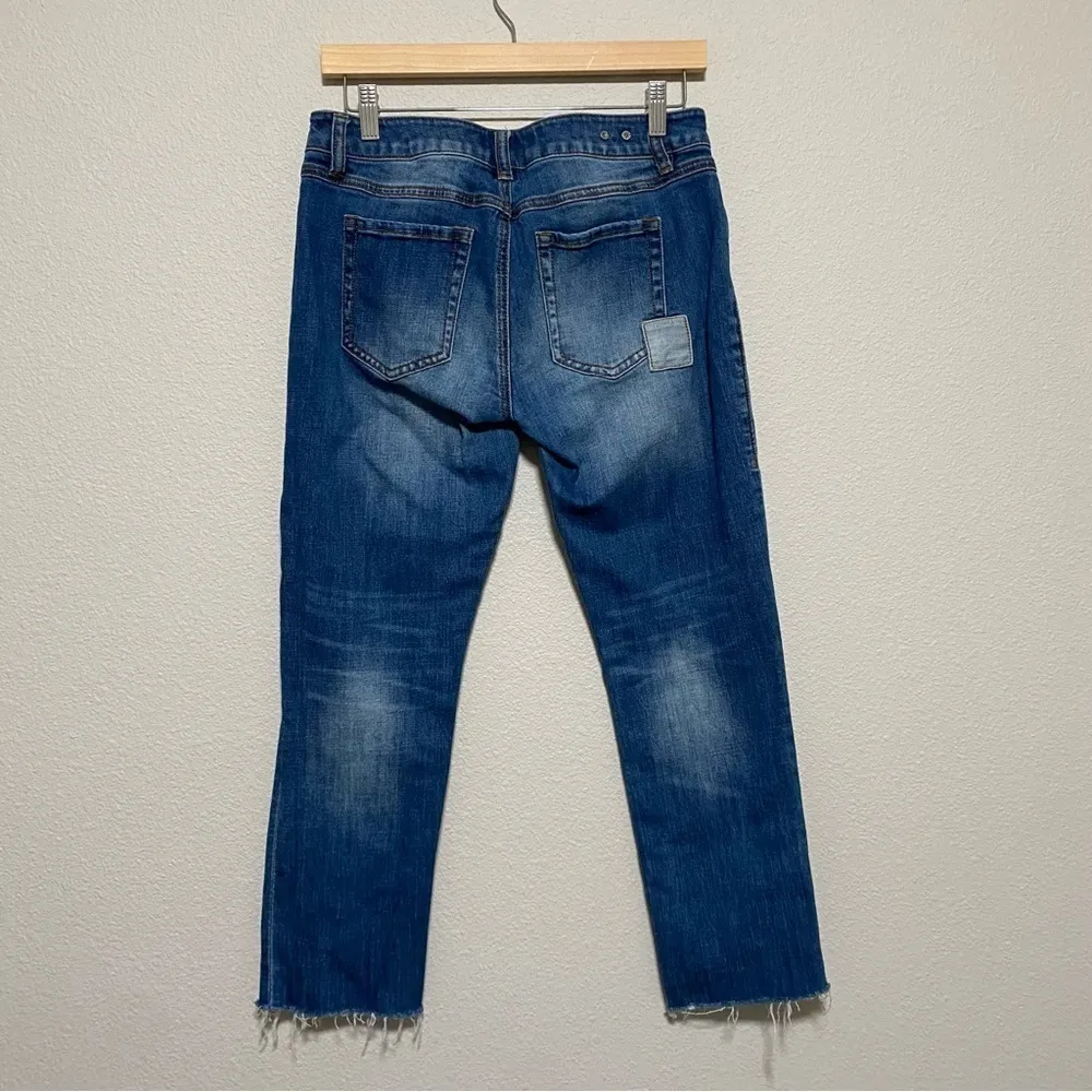 CAbi  Slim Boyfriend Patchwork Raw Hem Jeans - Image 12