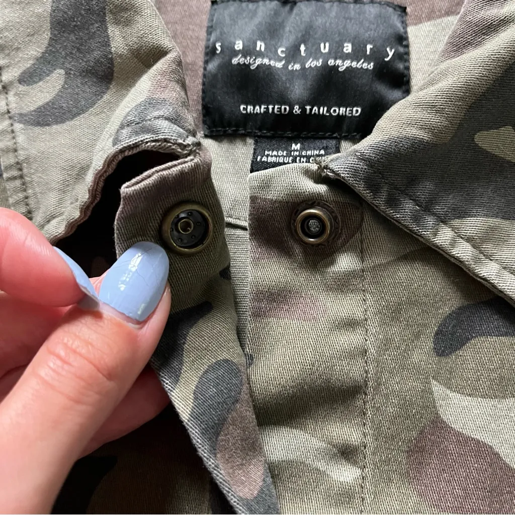 Sanctuary Camouflage Light Weight Jacket - Image 3