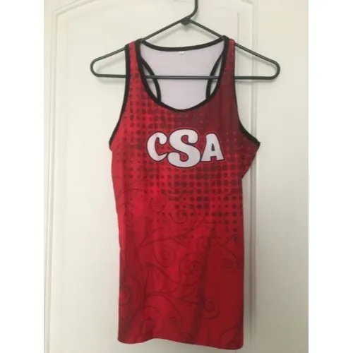 Women's Activewear Tank Top Muscle Shirt "Carolina Spirit Athlete CSA" Size L - Image 2