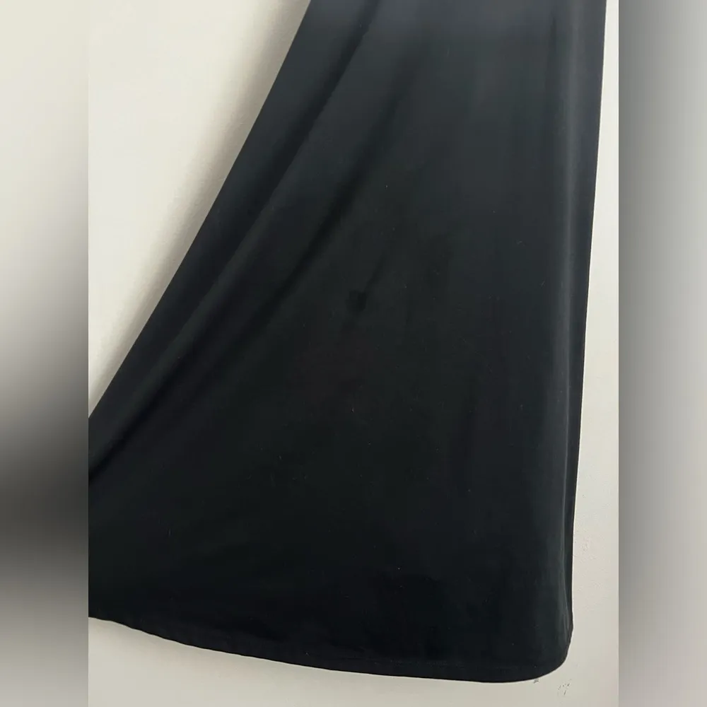 Madewell MWL Halter Neck Flex Fitness Dress Black built in shorts M - Image 5