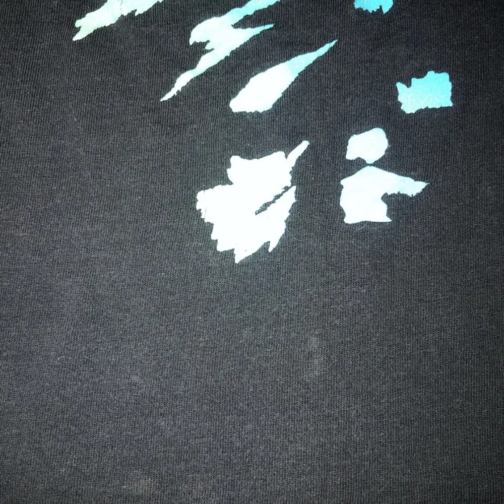 Pink and Black Hibiscus Tank Top with Artistic Design vintage Size L - Image 4