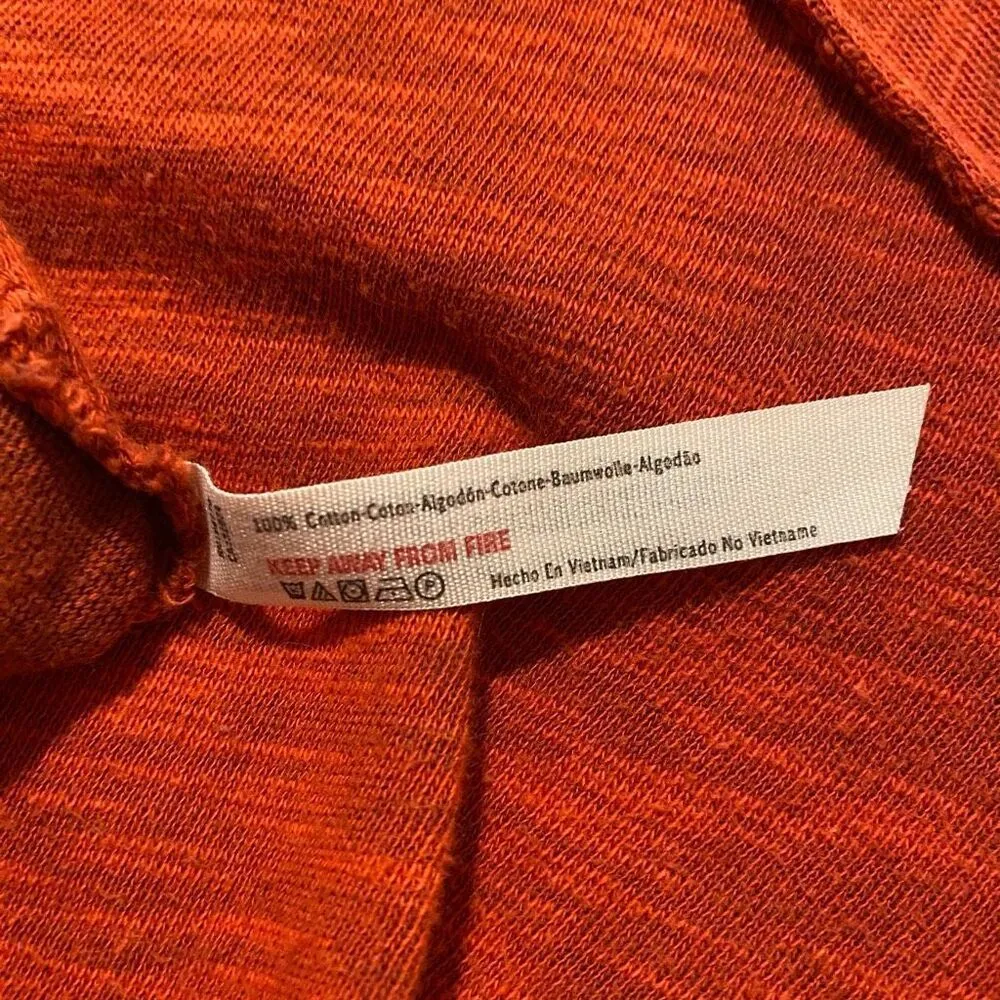 Free People FP Beach Cowlneck Sweater in Orange Two Body - Image 7