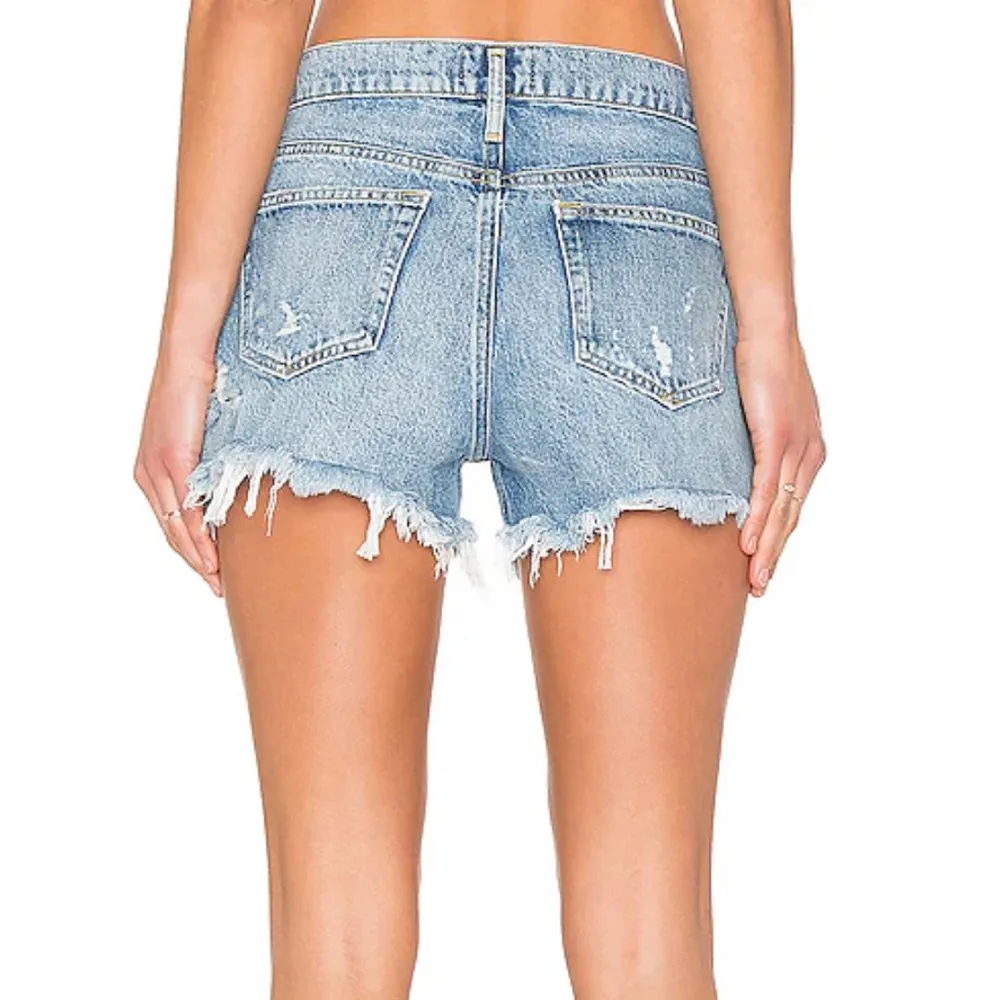 Agolde Parker Vintage Cut Off Short in Swapmeet Denim Jean Shorts Size 25 Frayed - Image 2