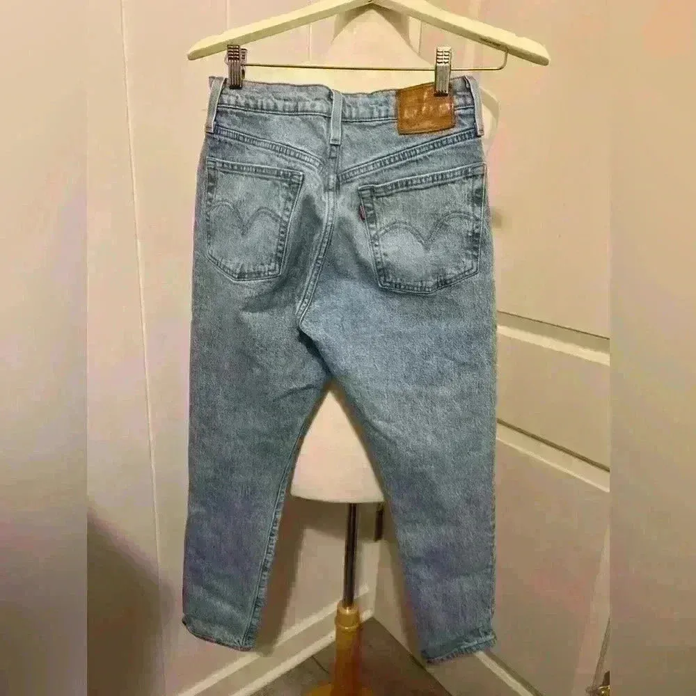 Vintage Levi’s 501 S Skinny Levi Strauss & Co 25 x 28 Jeans Button Fly Pants - Image 5