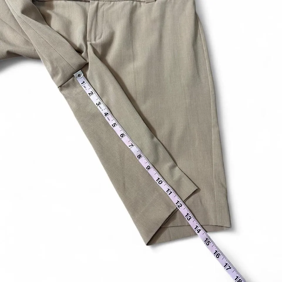 Vintage Mossimo Stretch "Dressy" Shorts‎ Tan Size 8 - Image 8