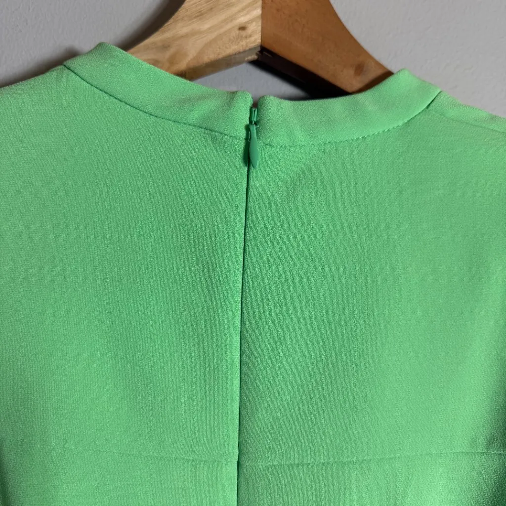 A.L.C. Cady Jane Long Sleeve Asymmetrical Mini Dress Womens 2 Green Cocktail NWT - Image 13