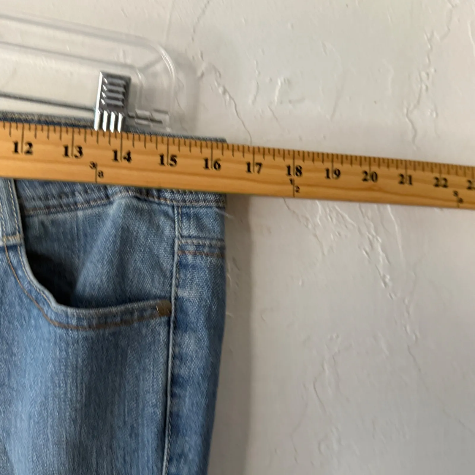 LEI Y2k Ashley Lowrise Bootcut Jeans Medium Wash Denim Women's Size 11 Blue - Image 6