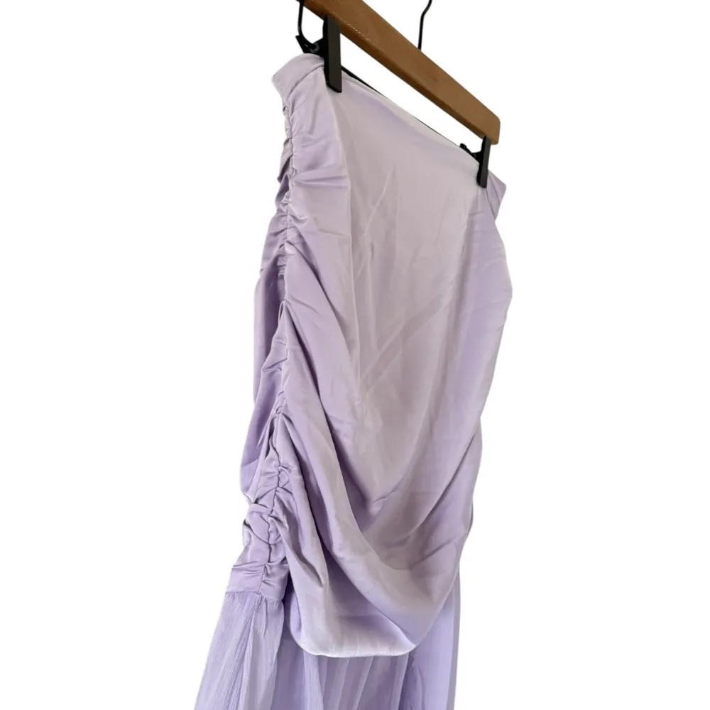 Mare Mare Anthropologie NEW Sheer Overlay Maxi Skirt Lavender - Image 7