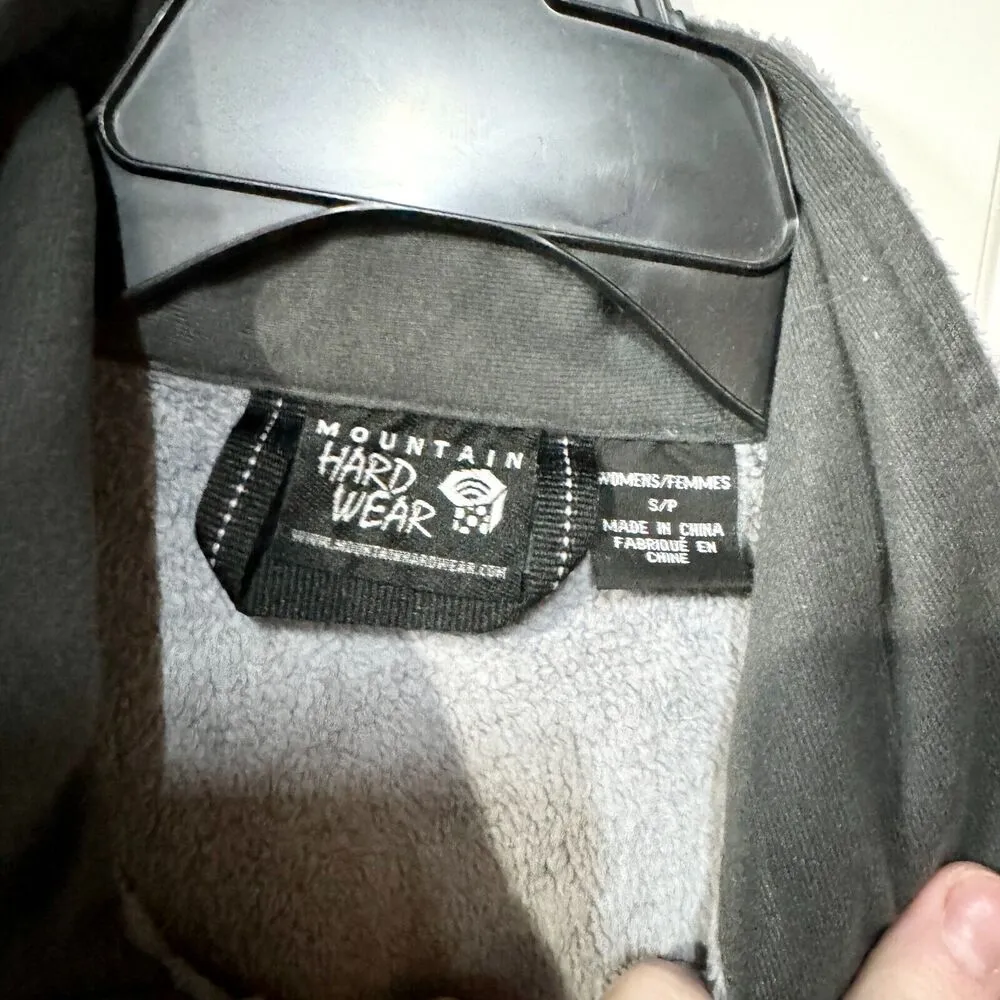 MOUNTAIN HARDWEAR Vest Women Size S/P Fleece Sleeveless Pocket Full Zip Collared - Image 2