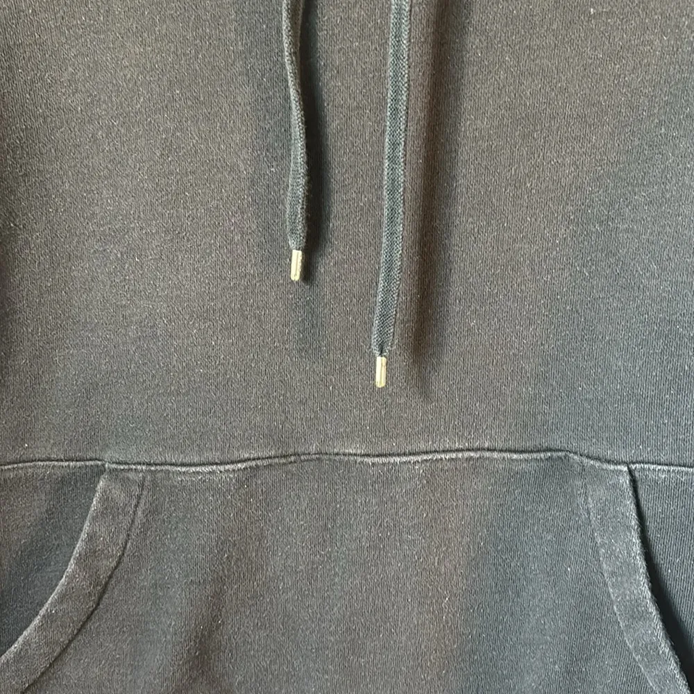 Athleta hoodie in black size medium. Rounded hem for extra length in back. - Image 3