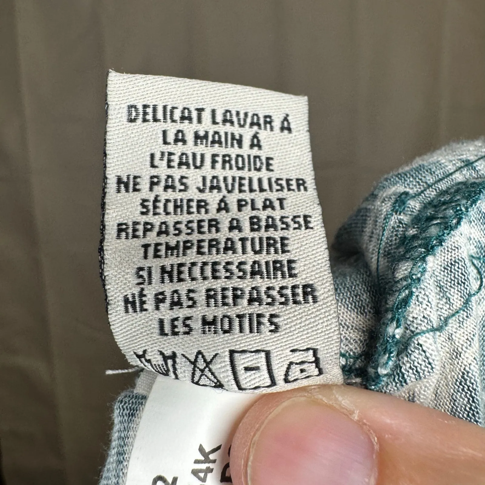 Bob Timberlake XXL Boho Tunic Dress Viscose Tie Neck Embroidered Hem - Image 6