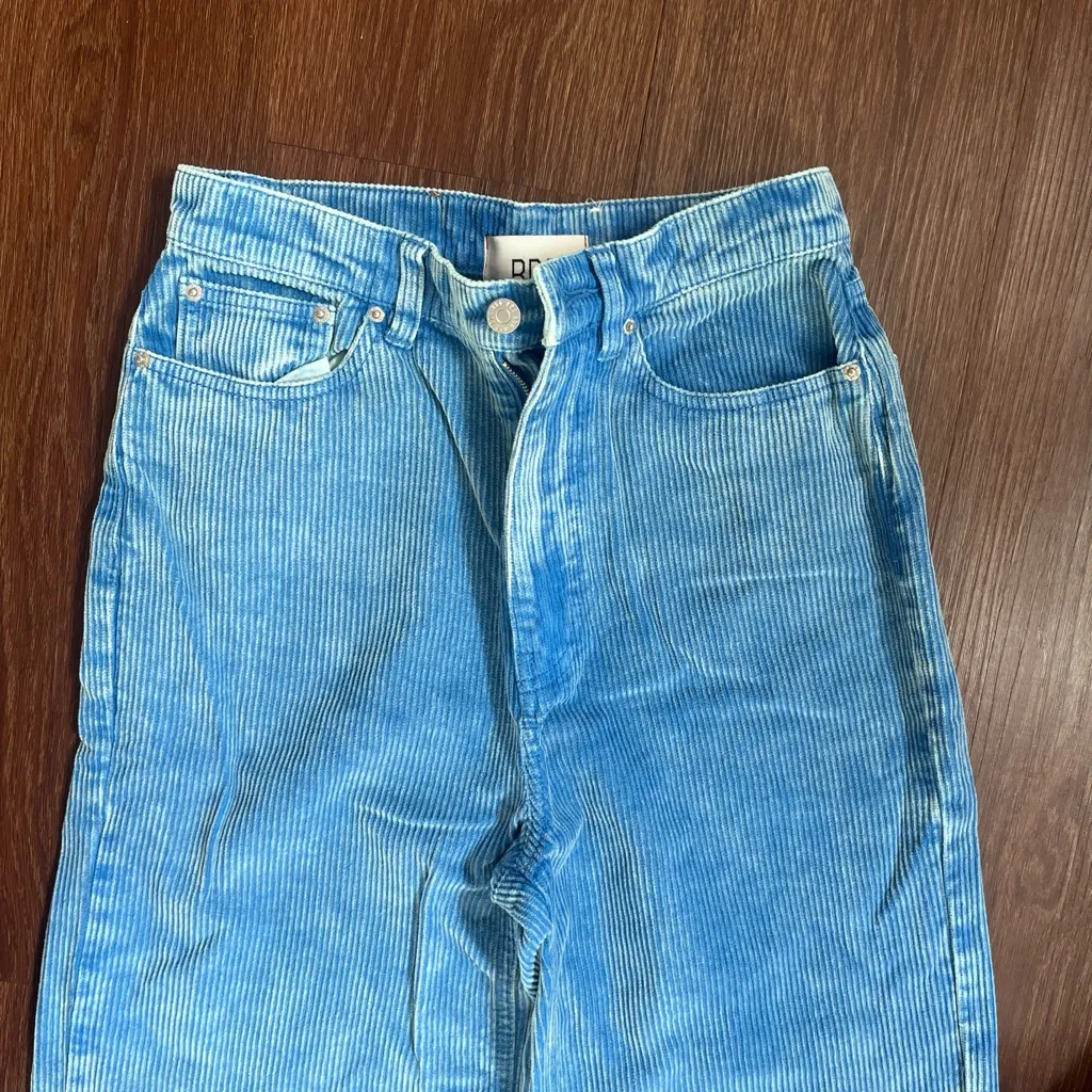 BDG Blue Wide-Leg Corduroy Jeans - Image 2