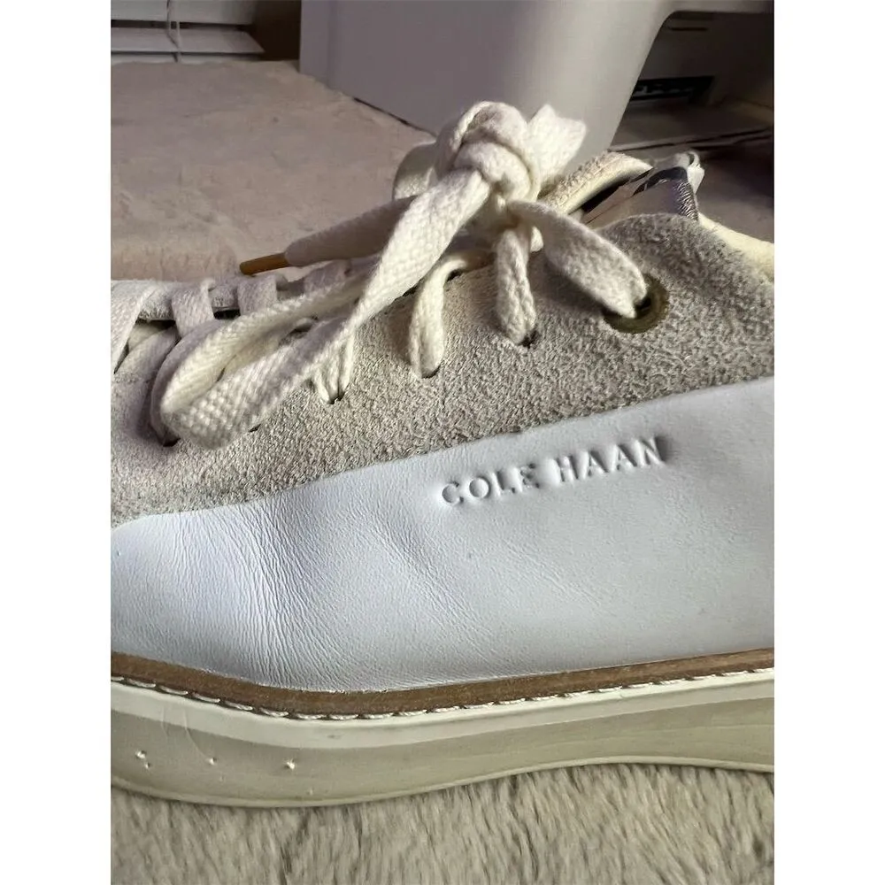 Cole Haan Women's Grandpro Topspin Sneakers White/Gold Size 11 Casual - Image 11
