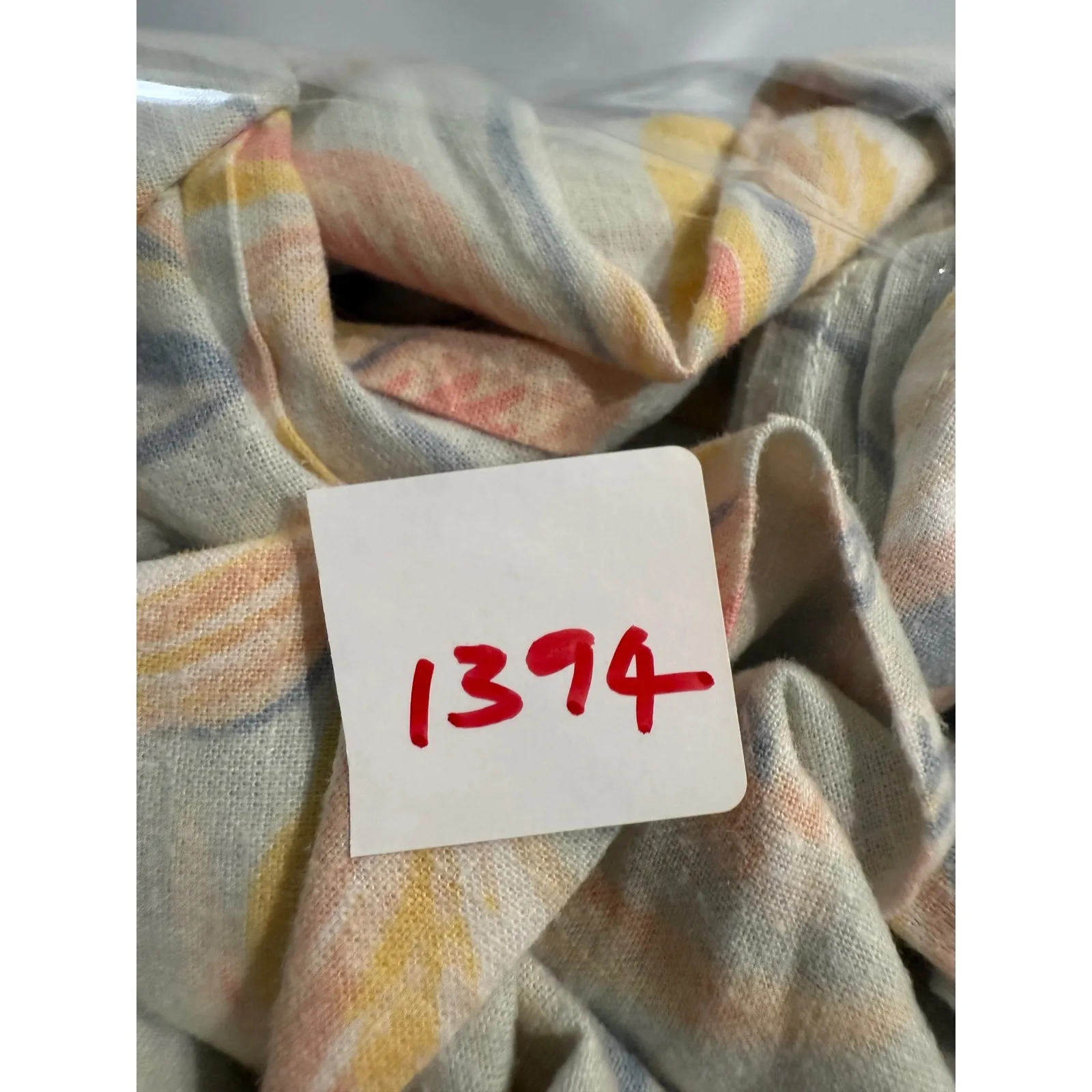 Faherty Isha Mini Dress Sky Coastal Floral Hemp Tencel Blend Pockets size xs Tan - Image 8