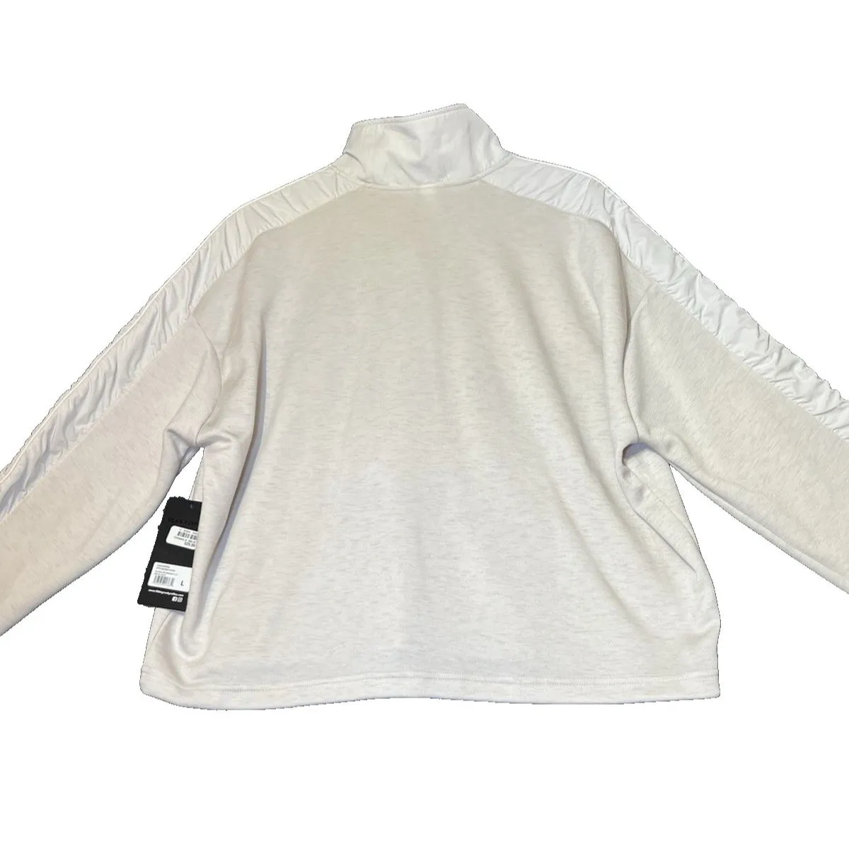 90 Degree by Reflex Scuba Divergent 1/2 Zip Womens Size Large‎ Tan Pocket NWT - Image 3