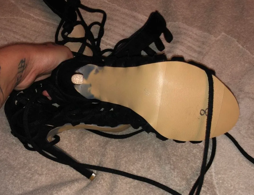 Sexy Lace Up Heels Size 9 - Image 7