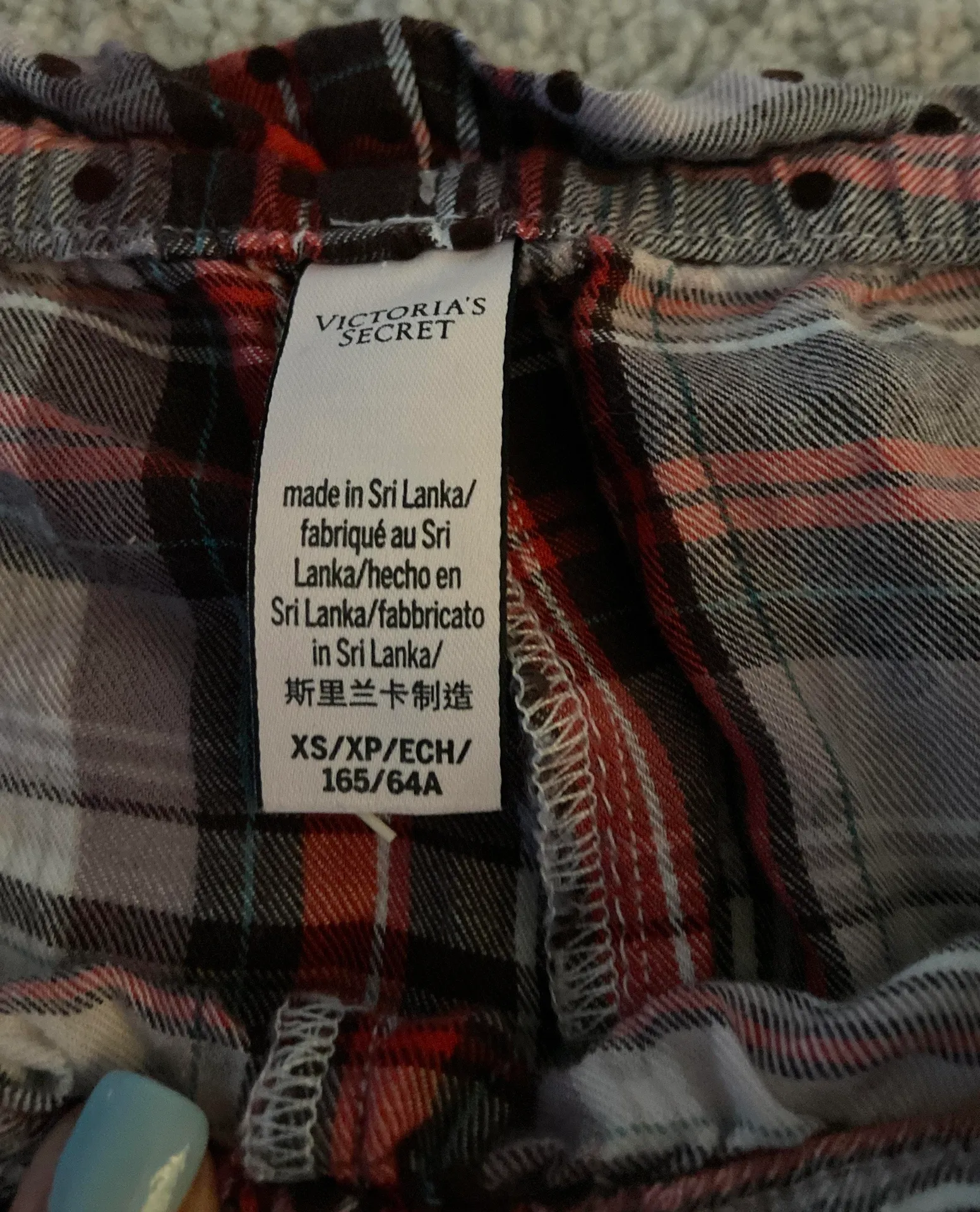 PINK - Victoria's Secret VS PINK FLANNEL PAJAMA SHORTS - Image 3
