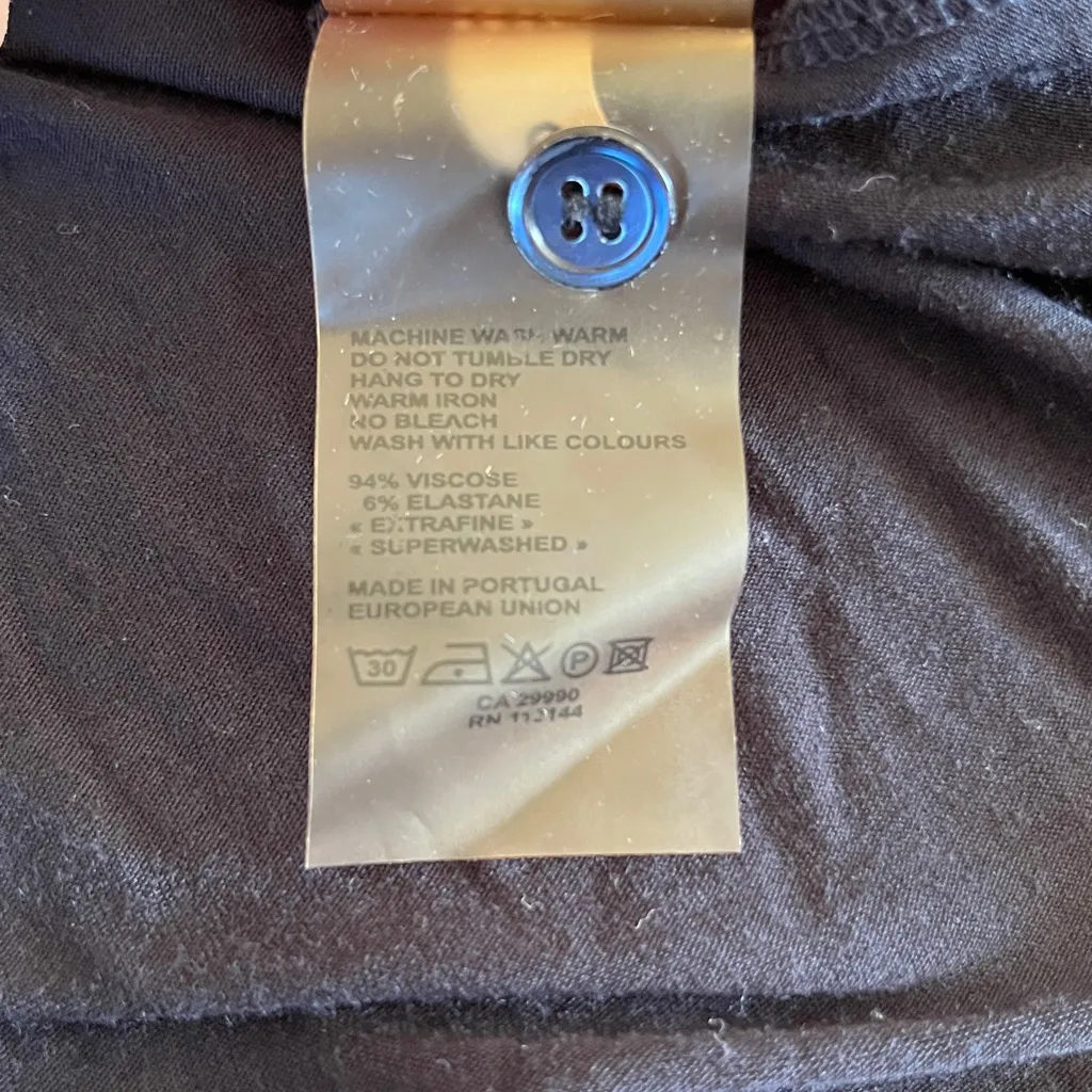 Majestic Filatures deluxe tee Black Button - Image 6