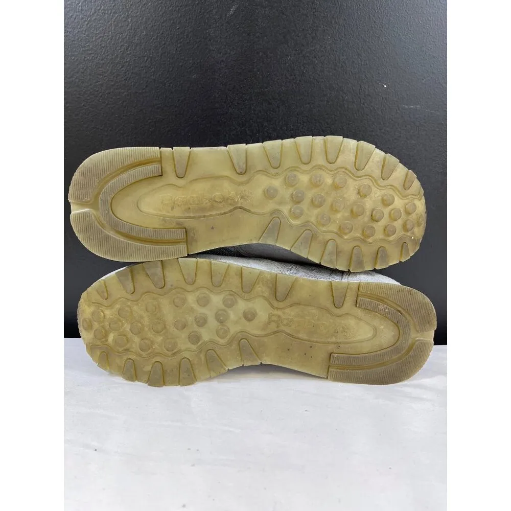 Reebok Womens Blue Leather Casual Sneakers Size 10 SKU 6554 - Image 3