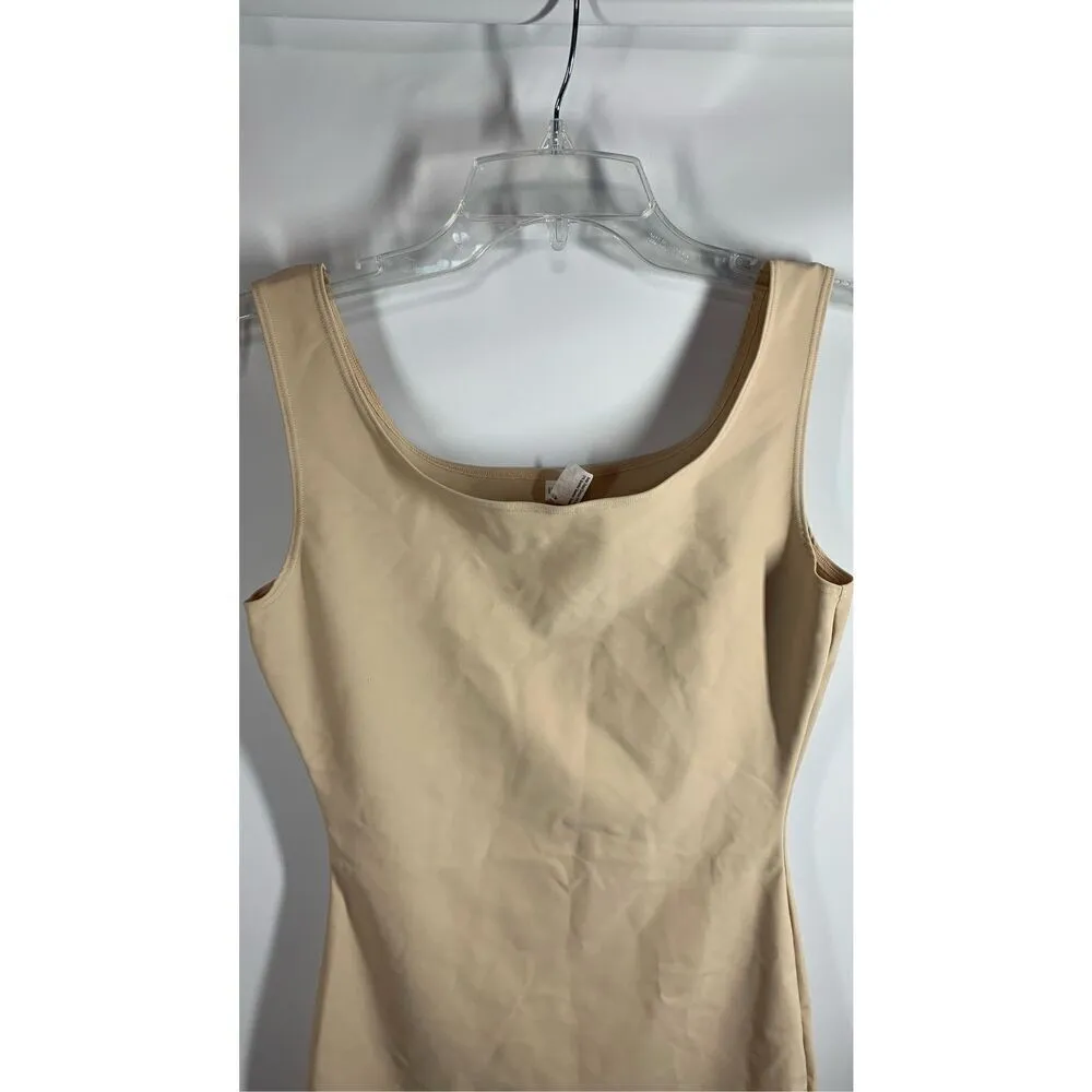 Maidenform Women's Sleeveless Body Shapewear Bodycon Cream Size Large - Image 2