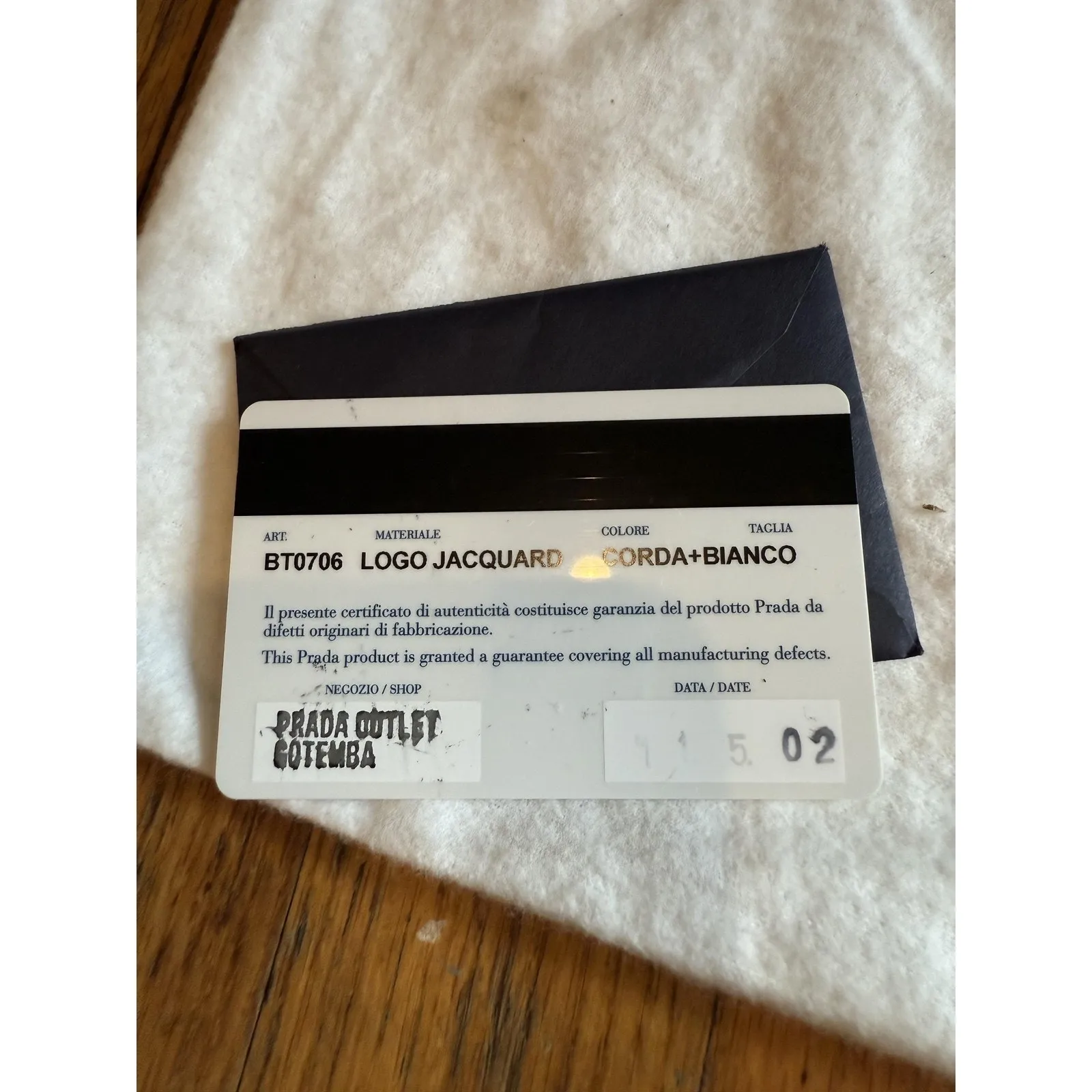 Vintage Prada Logo Jacquard Shoulder Bag Crossbody Womens Beige Italy BT0706 - Image 6