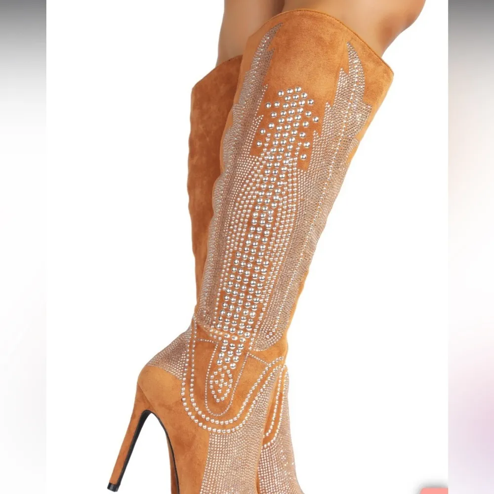 Cape Robbin Olkley Cowboy Knee High Boots sz 9 - Image 3