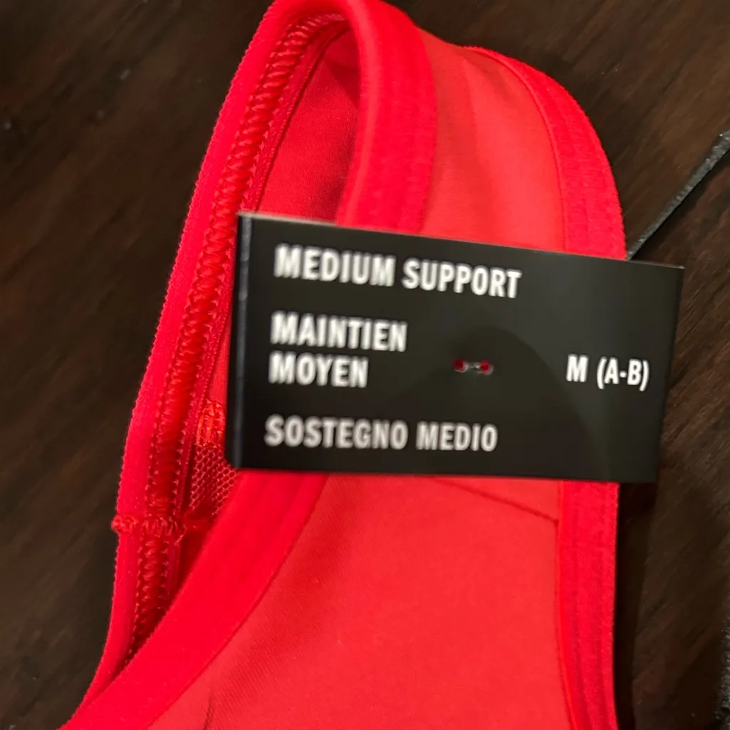 Adidas  Orange Medium Support Athletic Bra A/B NWT - Image 4