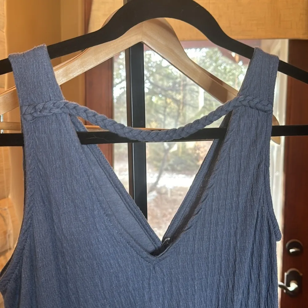 Universal Thread Women's Wrap Front Blue Romper Size XS NWOT - Image 8