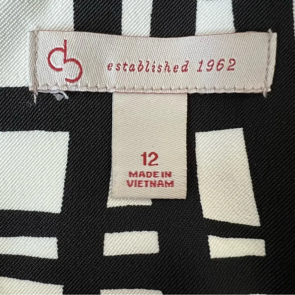 black and white dress size 12 - Image 6