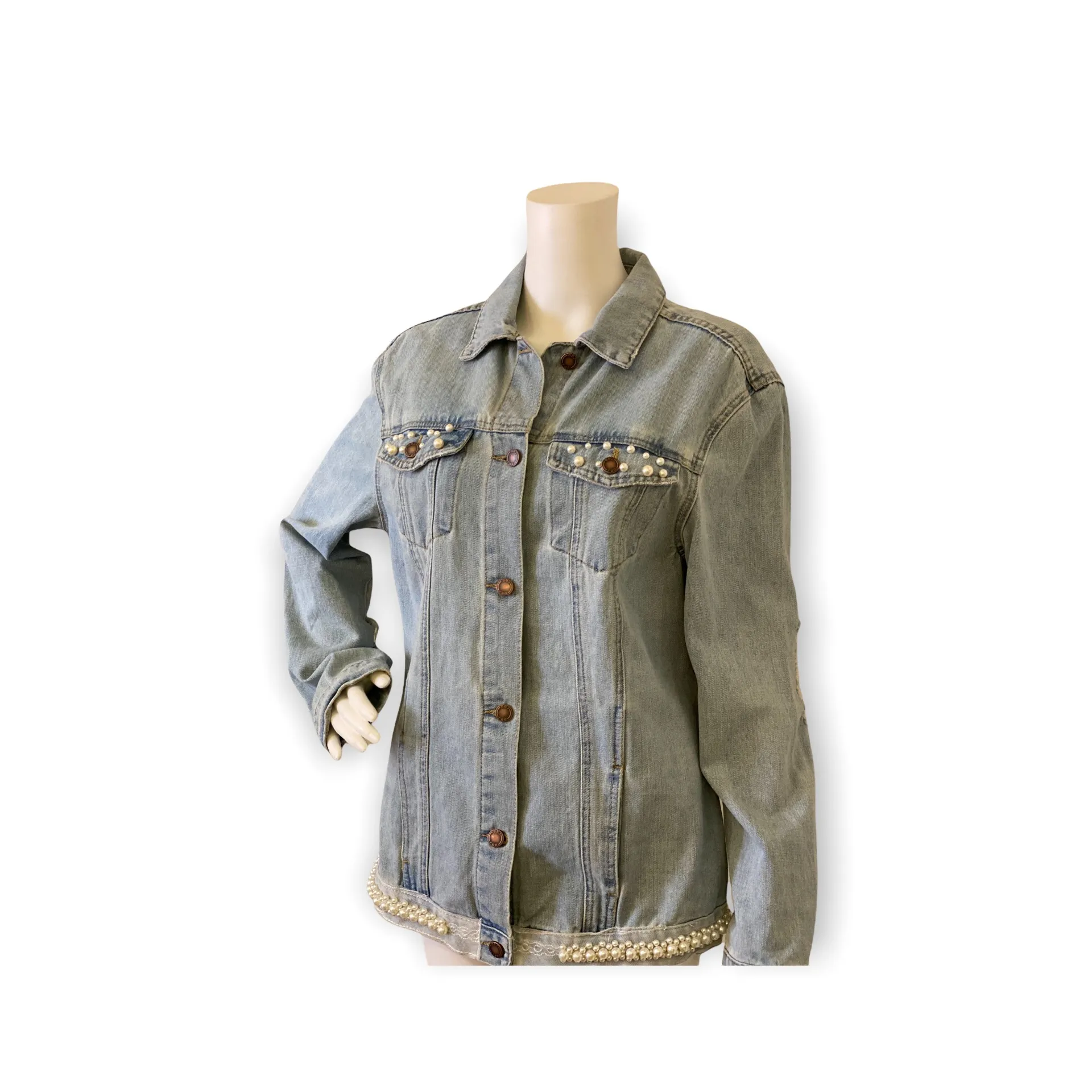 Pearl Womens Denim Jacket - Image 5