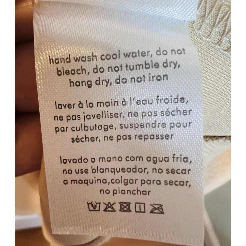 WeWoreWhat X Revolve Oversized Crew Neck Size Small Heather Doe Balloon Sleeve - Image 10