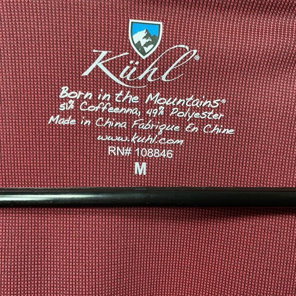 KUHL Full Zip Lightweight Hooded Sweatshirt Outdoor Athleisure Pink Sz Medium - Image 2