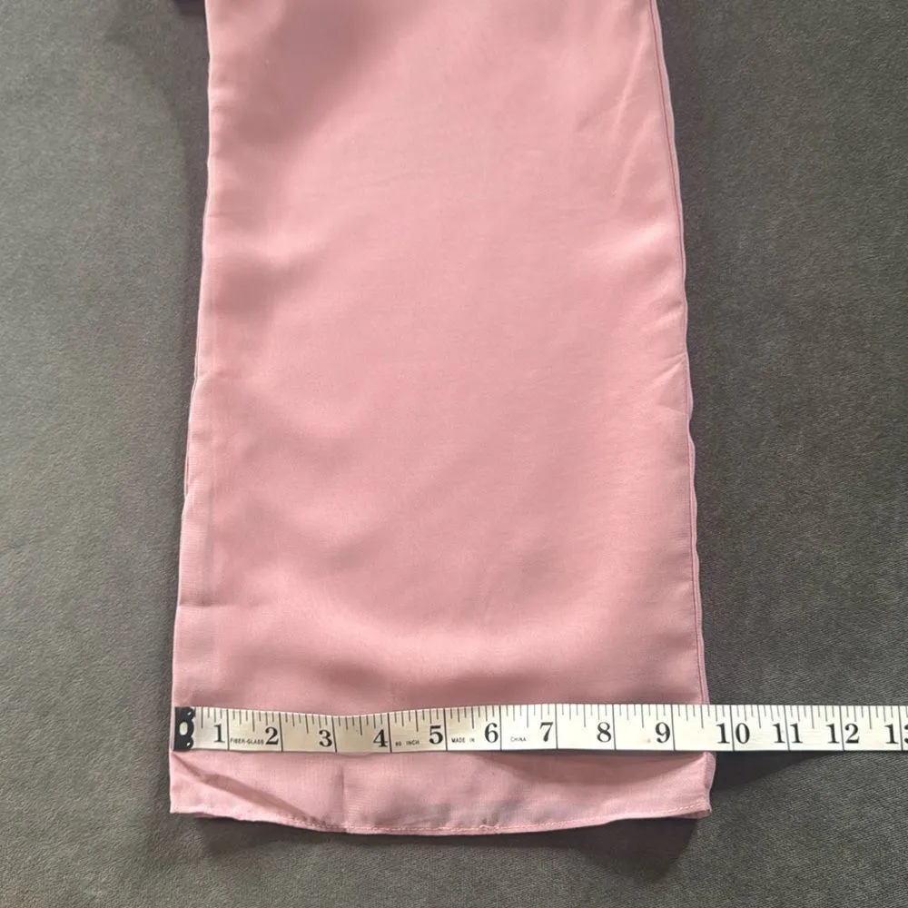Women’s Chiffon 3 Piece Party Formal Mother of the Bride Pants Suit Size 12 NEW Pink - Image 12