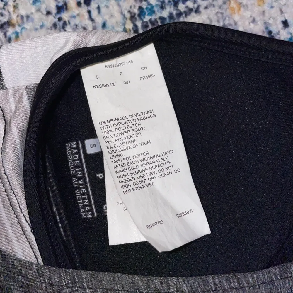 NIKE stripe layered tankini tank top size S - Image 10