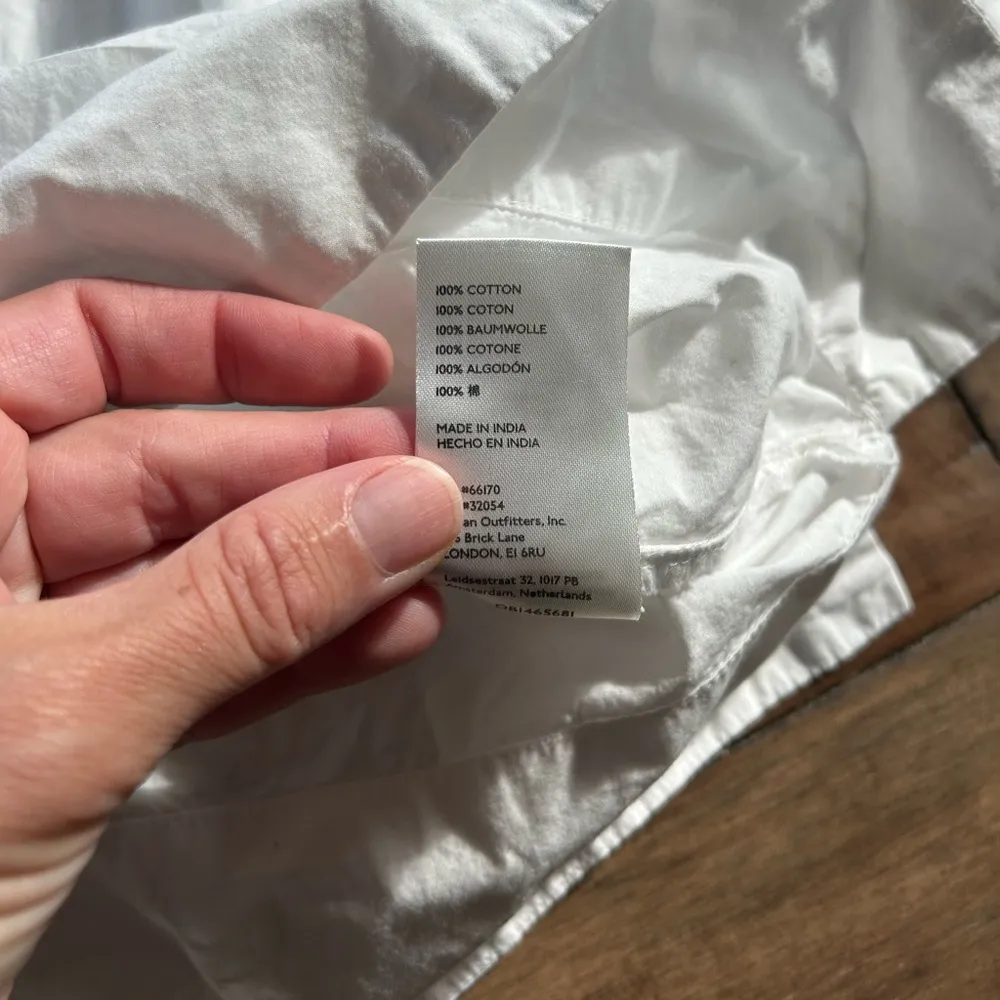 Anthropologie Maeve Poplin Cropped Blouse - Image 9