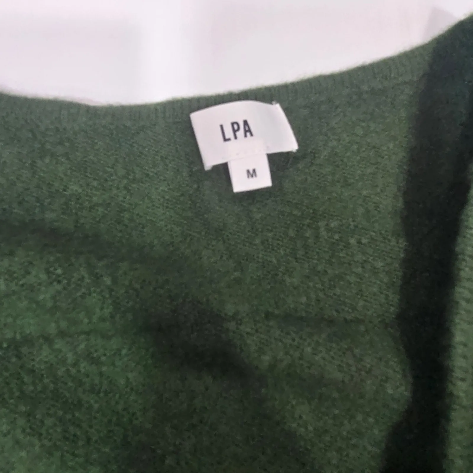 LPA Sean Wrap Dress in Green Medium - Image 7