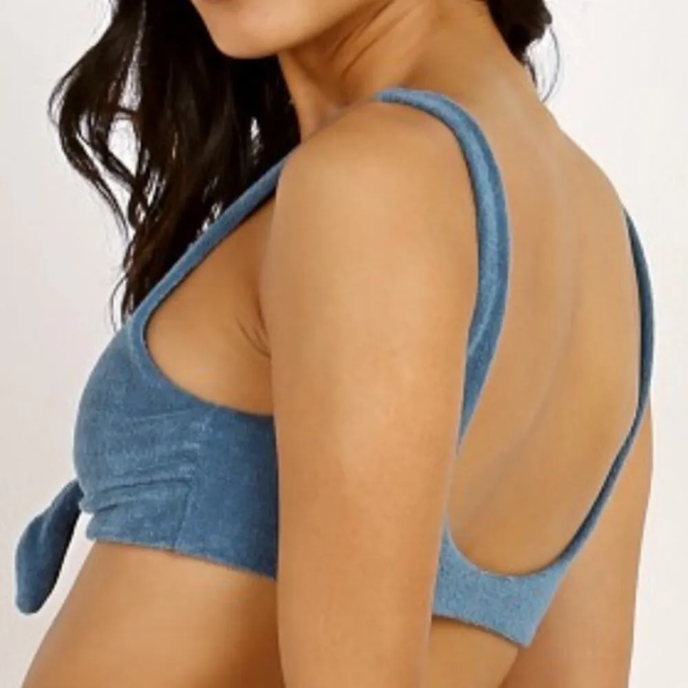 Mara Hoffman Rio Bikini Top - Slate Size XS - Image 3