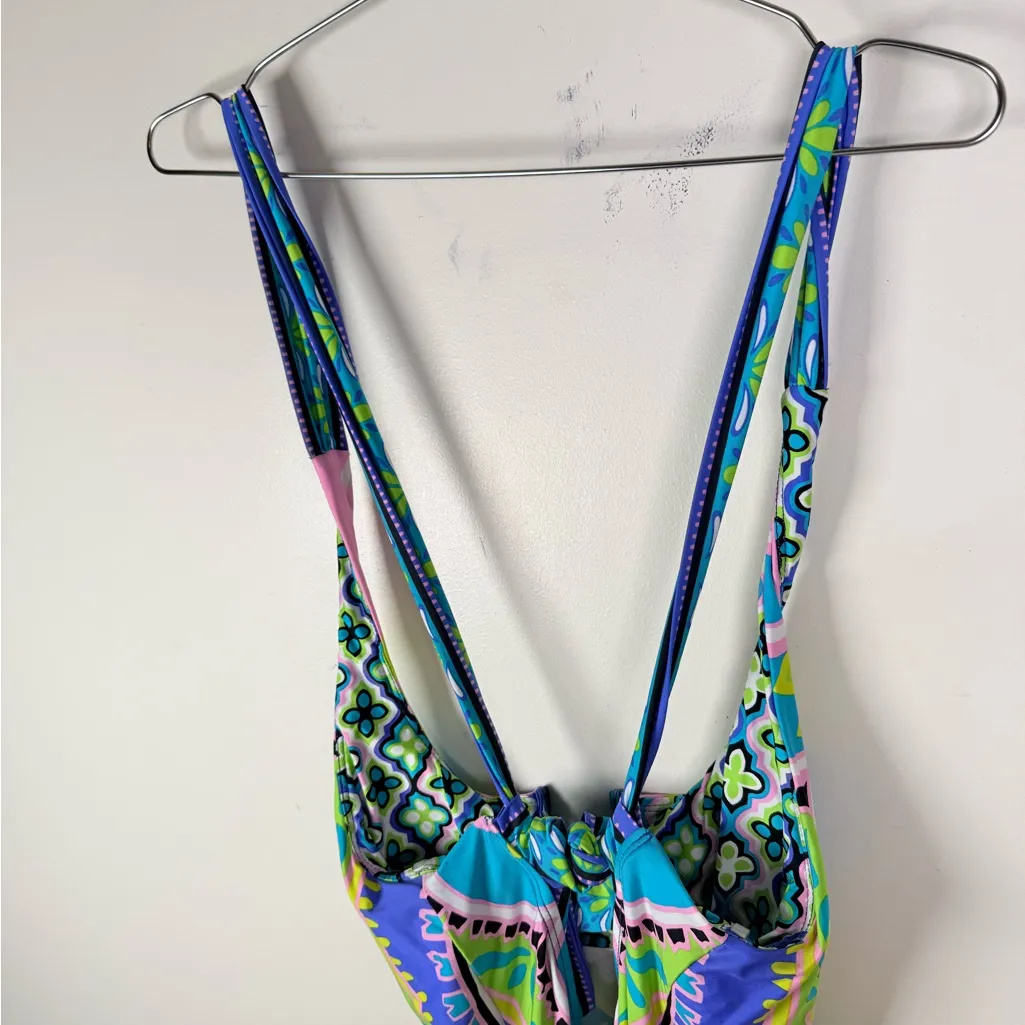 Trina Turk Shangri-La Floral Tunic Cover-Up Multicolor Print - Image 5