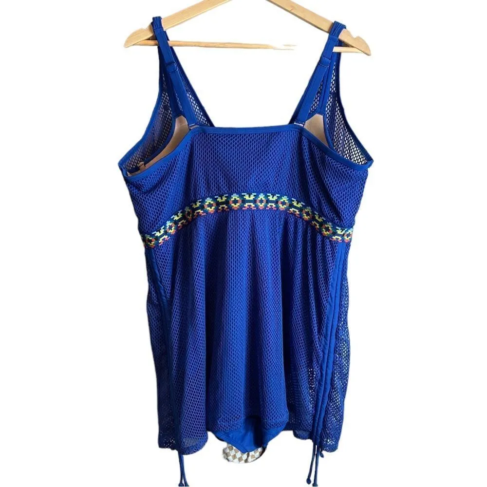 Swim by cacique mesh one piece - Image 2