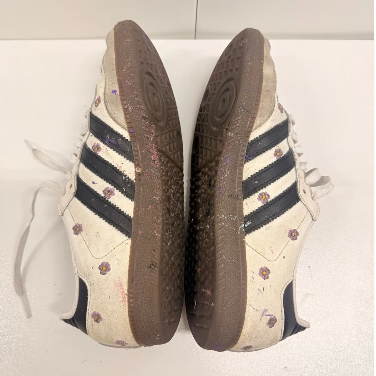 Adidas Women's Gender Inclusive Samba OG Embroidered Floral Shoes US 9‎ - Image 2