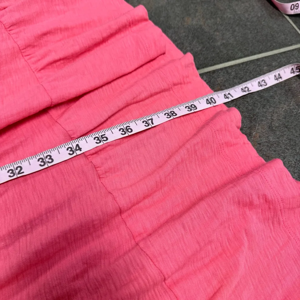 Nation LTD Moxie Easy T-Shirt Dress Short Sleeve Mini Strawberry Shake Pink XL - Image 15