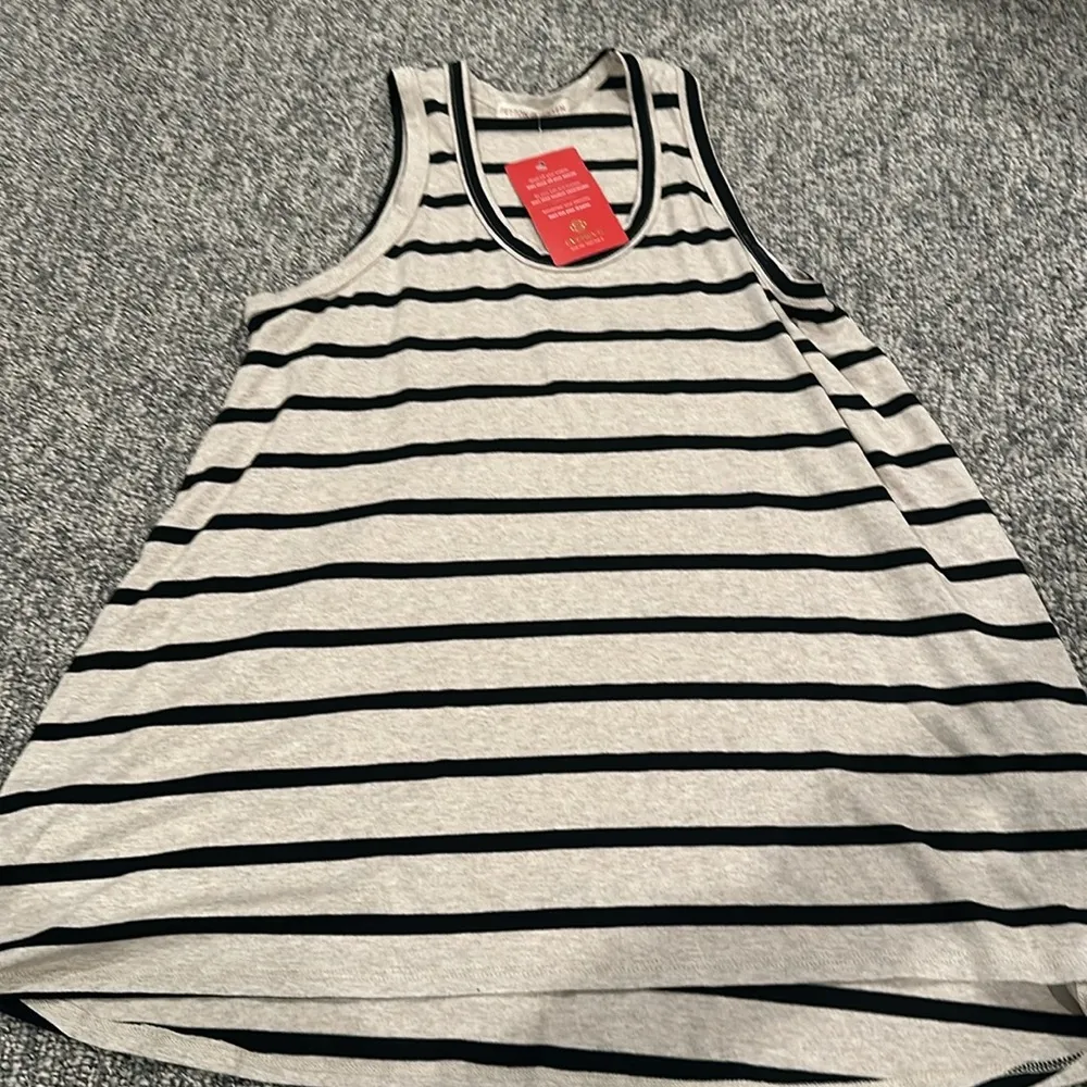 NWT Evereve Flowy Stripe Tank Sz M - Image 6