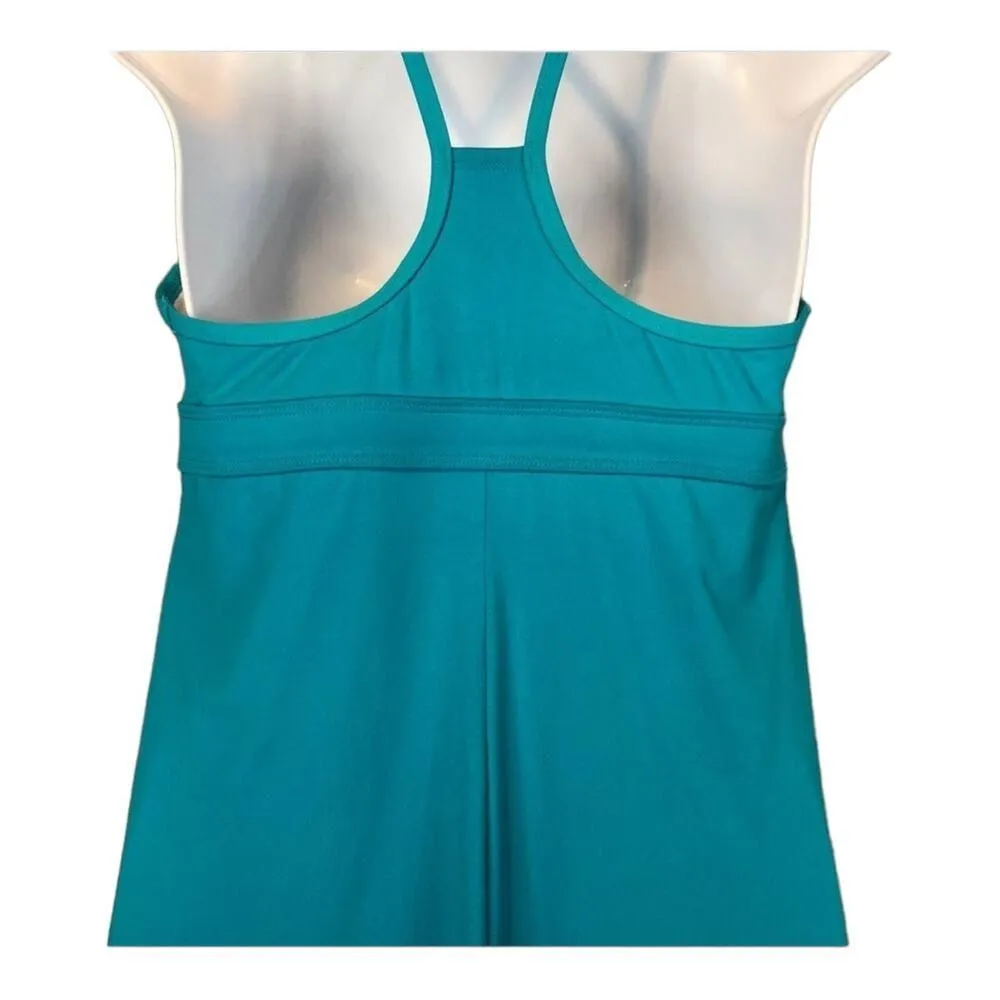Athleta Coastline Swim Dress in blue size small - Image 8