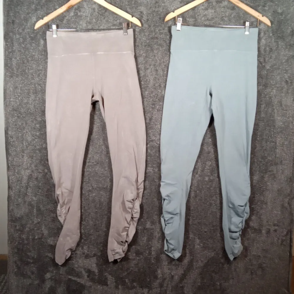 Lululemon Inner Glow Tight Ruched Leggings Bundle Womens Running Size 8 - Image 2