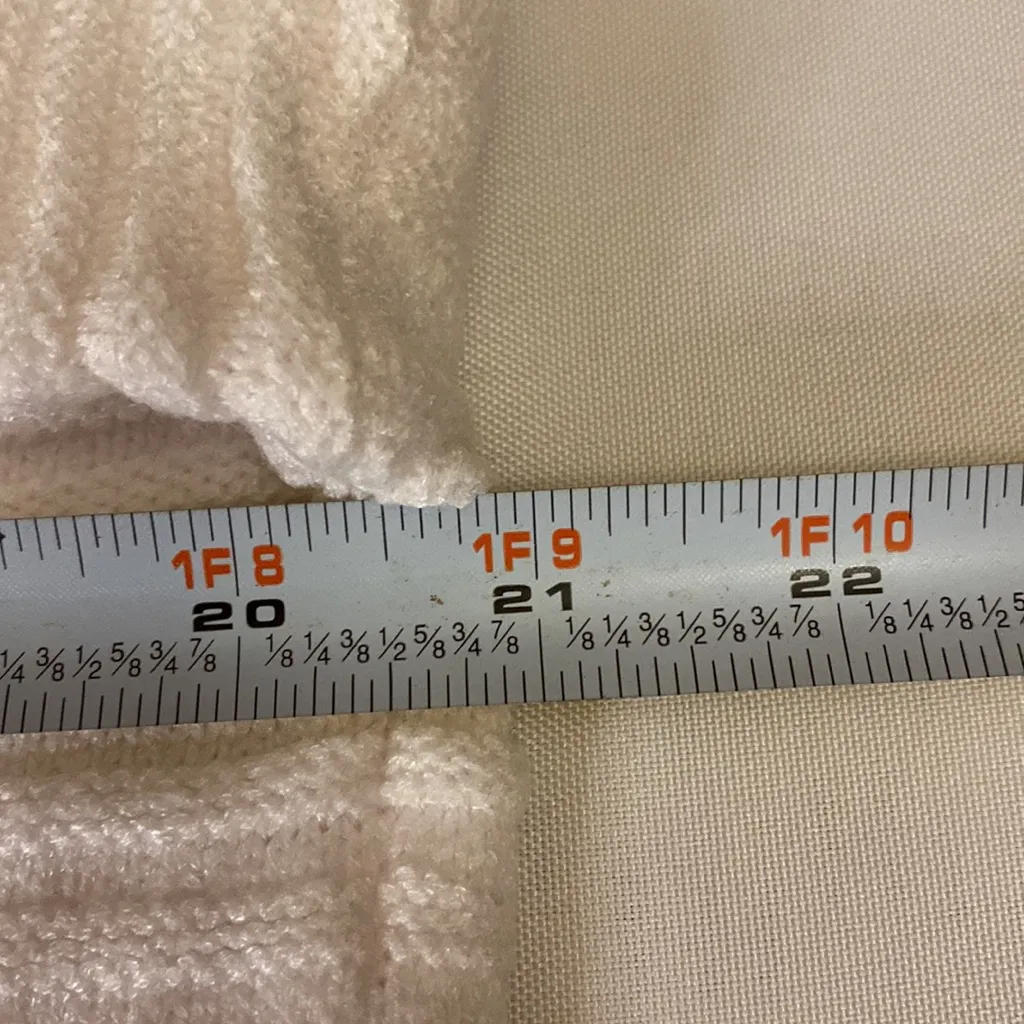 Ribbed Knit Sweater Crew Neck Durable Fabric Blend Color Block Burgundy/White L - Image 5