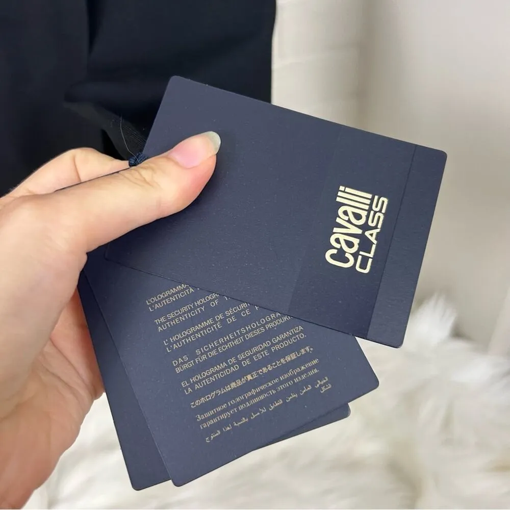 NWT Cavalli Class by Roberto Cavalli Printed Embellished Dress Size US 6 - Image 6